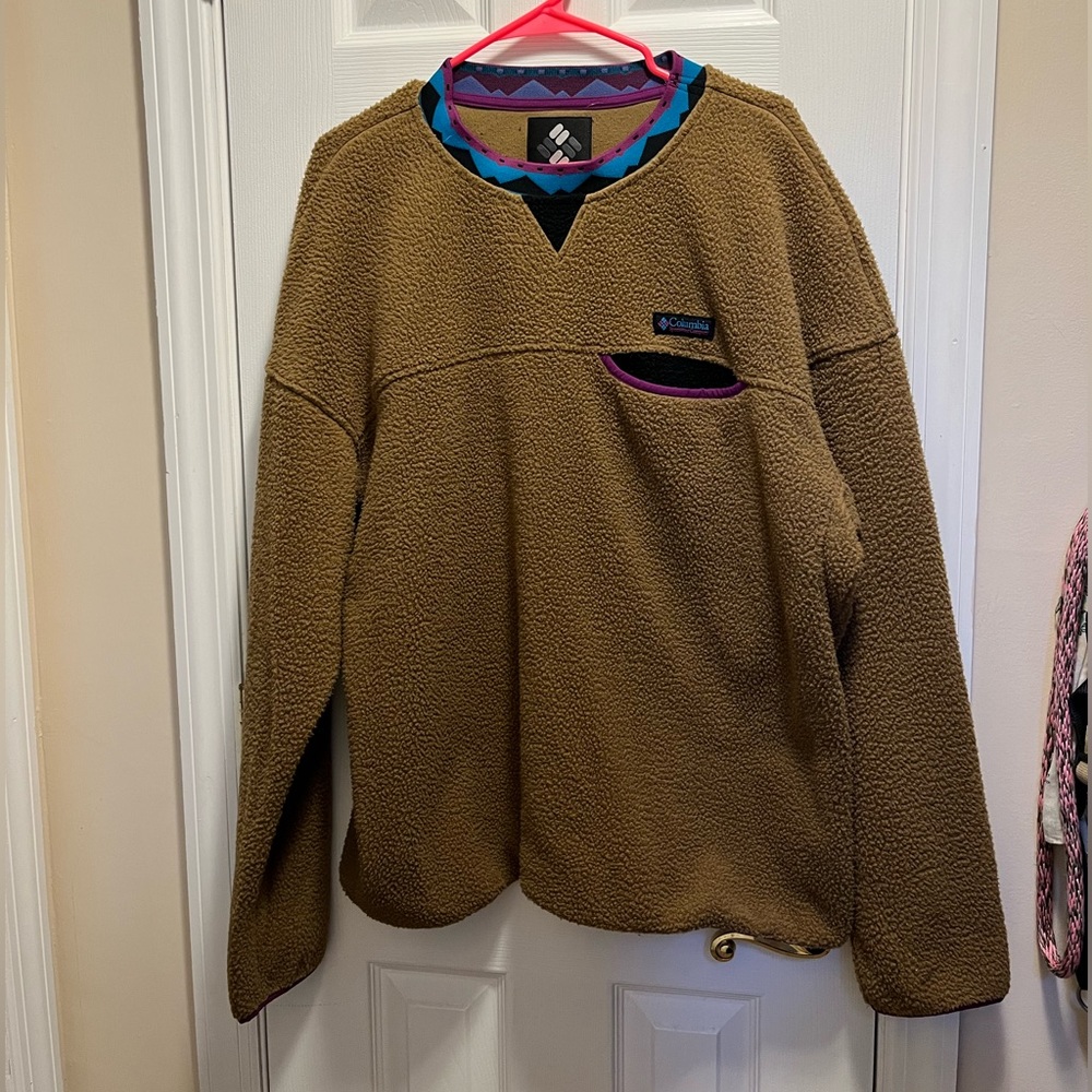 Columbia Mens Sweater Wapitoo Delta Pullover Fleece
